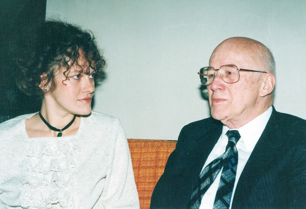 Barbara Gruszka-Zych i Jan Nowak-Jeziorański, fot. arch.BGZ.