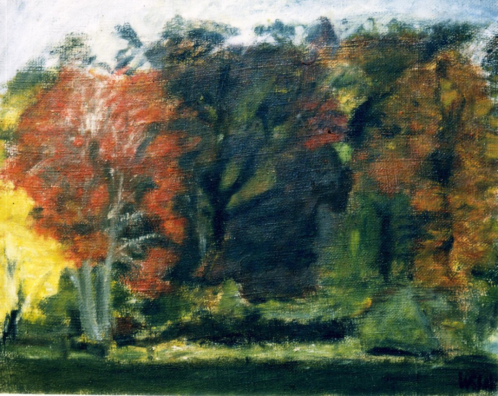Wilek Markiewicz, Autumn, olej, pastel