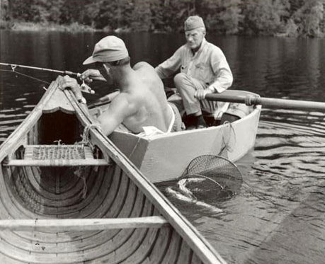 Arkady Fiedler w Kanadzie, fot. Muzeum Arkadego Fiedlera w Puszczykowie