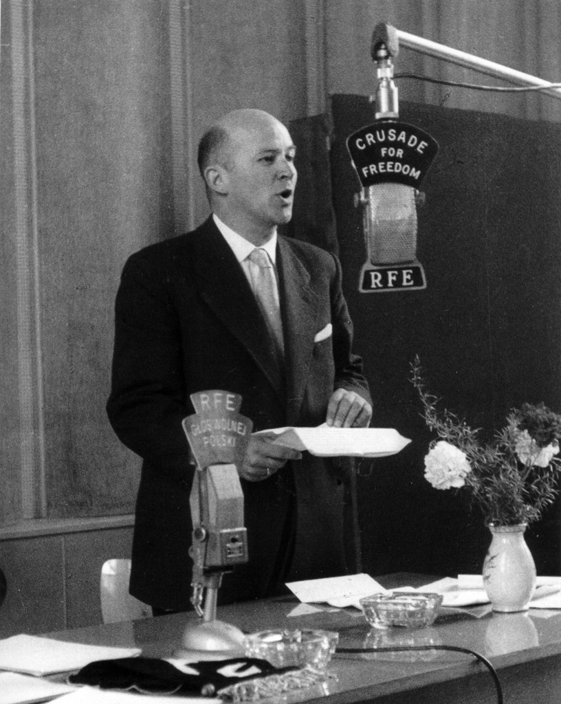Jan Nowak-Jeziorański w 1957 r., fot. ze zbiorów Narodowego Archiwum Cyfrowego