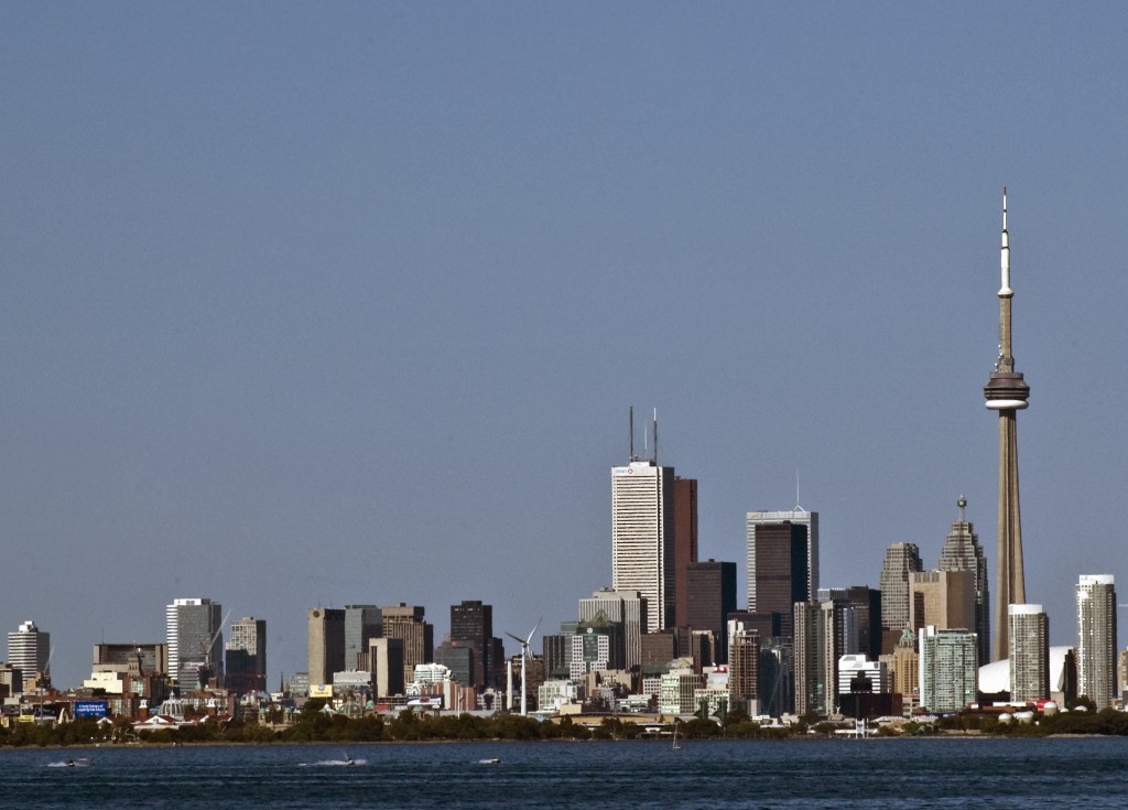 Panorama Toronto od strony jeziora Ontario, fot.: Jacek Gwizdka.