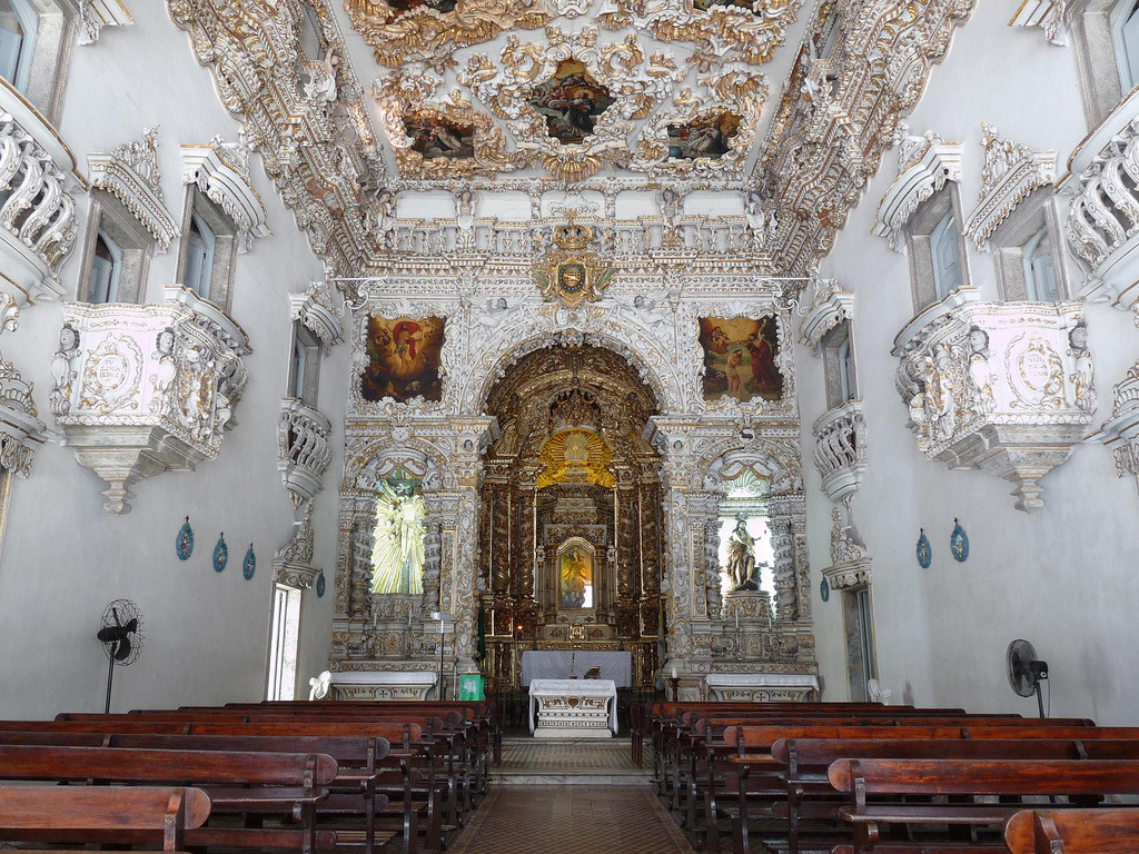 Recife. Garnizonowy kościół Matki Boskiej Niepokalanego Poczęcia.