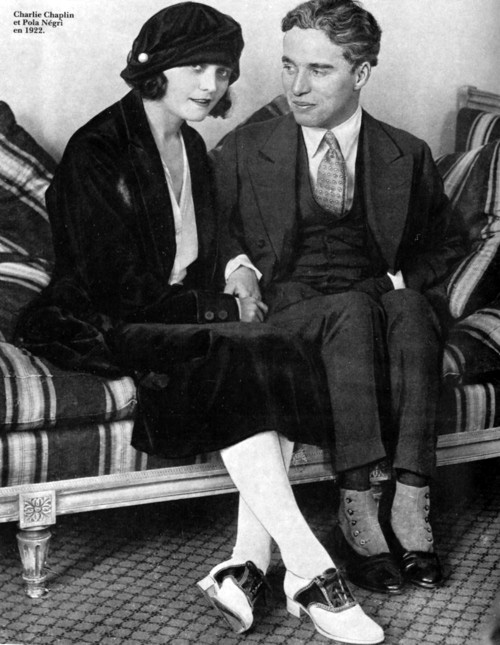 Pola Negri i Charlie Chaplin, fot. pinterest.com