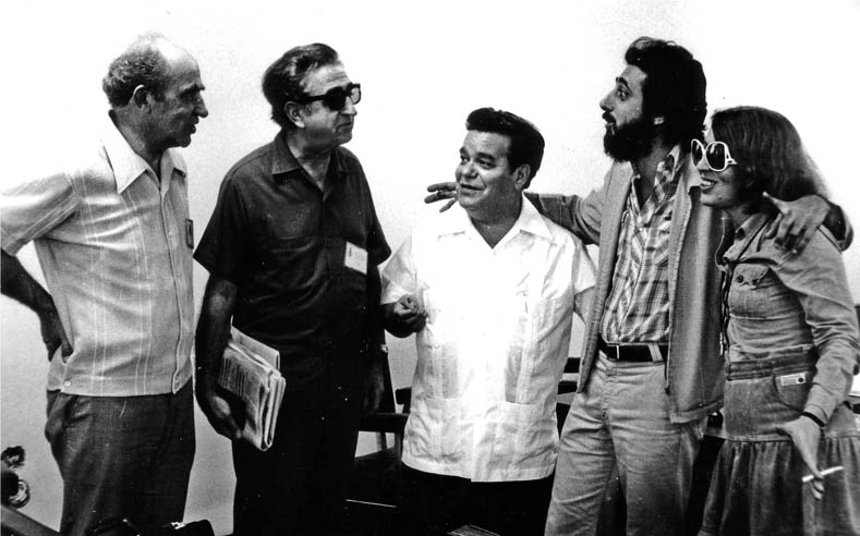 Florian Śmieja (pierwszy z lewej) w Caracas.