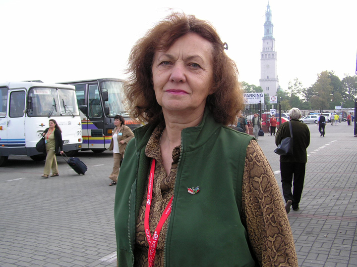 Barbara Kukulska, Częstochowa, wrzesień 2005 r., fot. Janusz Szlechta.