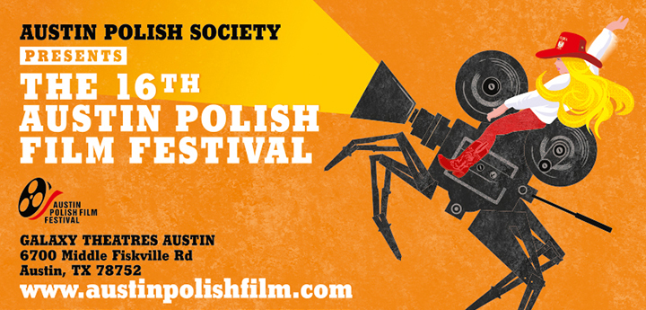 Wystawa plakatów podczas XVI Festiwalu Polskich Filmów w Austin w Teksasie.